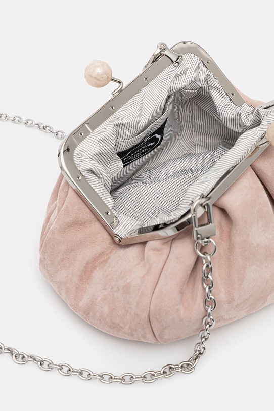 Weekend Max Mara bőr borítéktáska VALOIS 2525516164600 rózsaszín