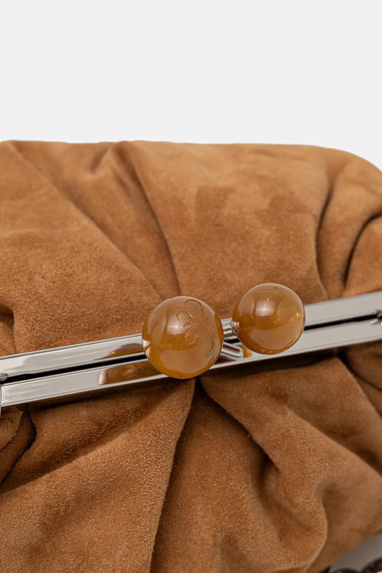 Weekend Max Mara pochette di pelle VALOIS marrone 2525516164600