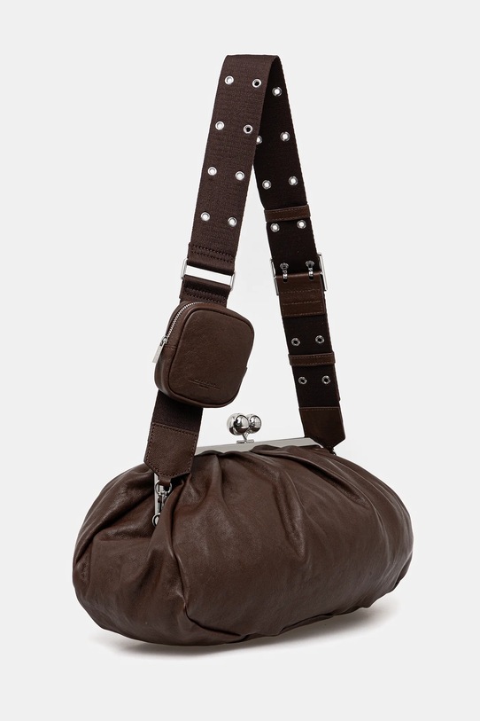 Weekend Max Mara torebka skórzana CRISTIN 2525516174600 brązowy AW25