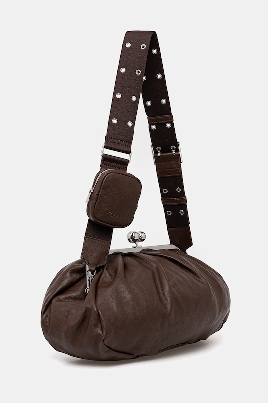 Weekend Max Mara torebka skórzana CRISTIN 2525516174600 brązowy AW25