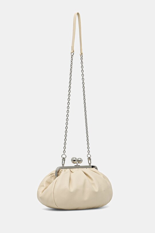 Weekend Max Mara kopertówka skórzana CUBICO 2525516194600 beżowy AW25