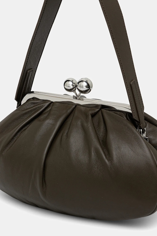 Doplňky Kožené psaníčko Weekend Max Mara CUBICO 2525516194600 zelená