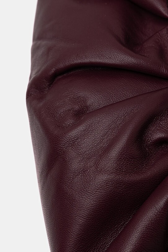 Kožené psaníčko Weekend Max Mara CUBICO burgundské 2525516194600