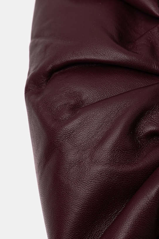 Δερμάτινη τσάντα ώμου Weekend Max Mara CUBICO μπορντό 2525516194600