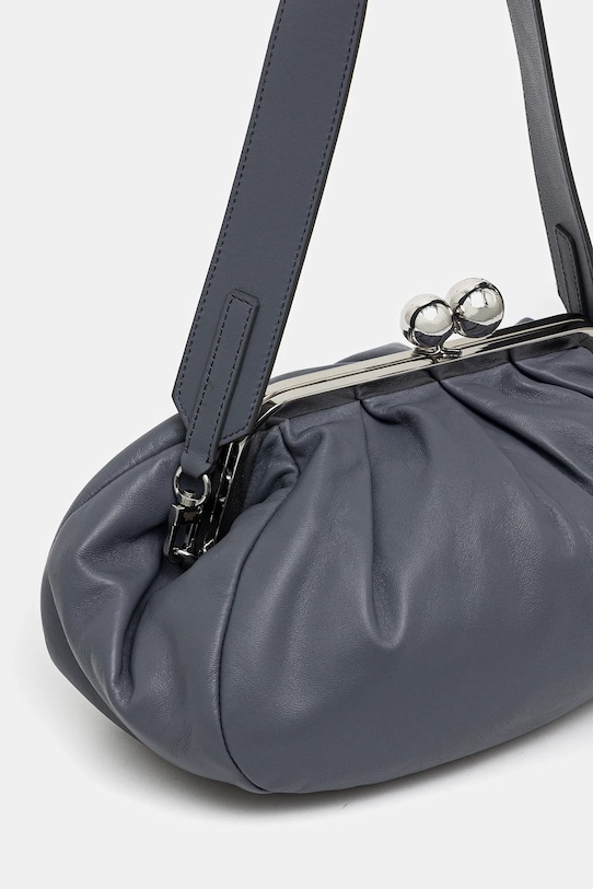 Αξεσουάρ Δερμάτινη τσάντα ώμου Weekend Max Mara CUBICO 2525516194600 μωβ