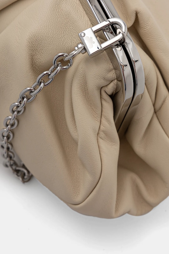 Weekend Max Mara poșetă de piele PRATI bej 2525516204600