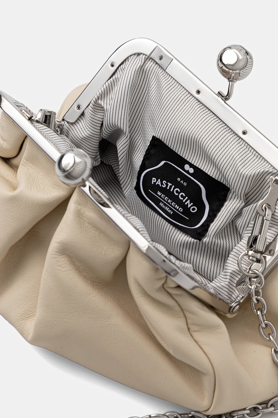 Weekend Max Mara poșetă de piele PRATI 2525516204600 bej
