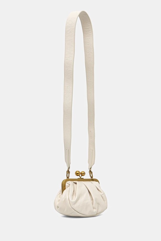 Кожаная сумка Weekend Max Mara NAVETTA 2525516214600 белый AW25