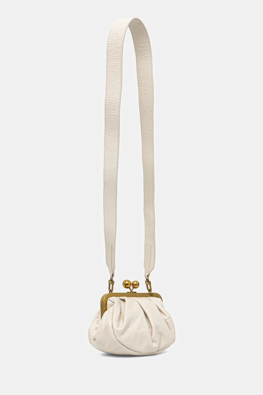 Weekend Max Mara kopertówka skórzana NAVETTA 2525516214600 biały AW25