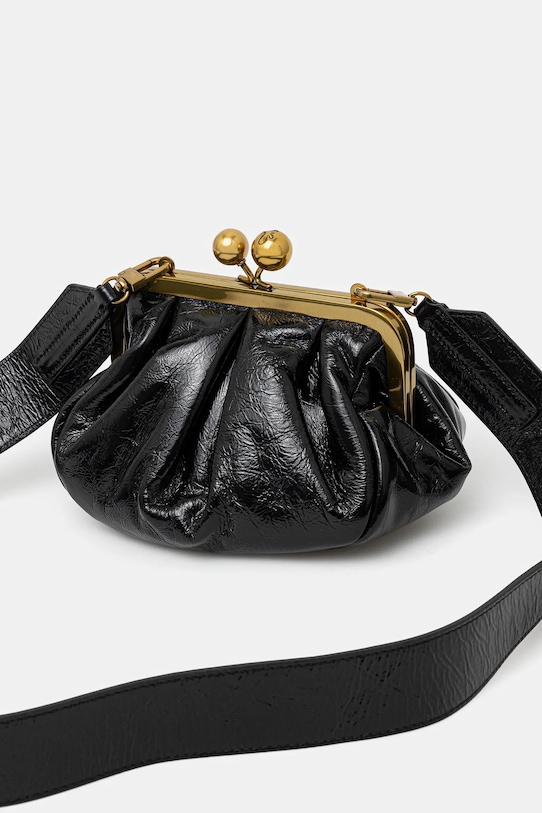 Doplňky Kožené psaníčko Weekend Max Mara NAVETTA 2525516214600 černá