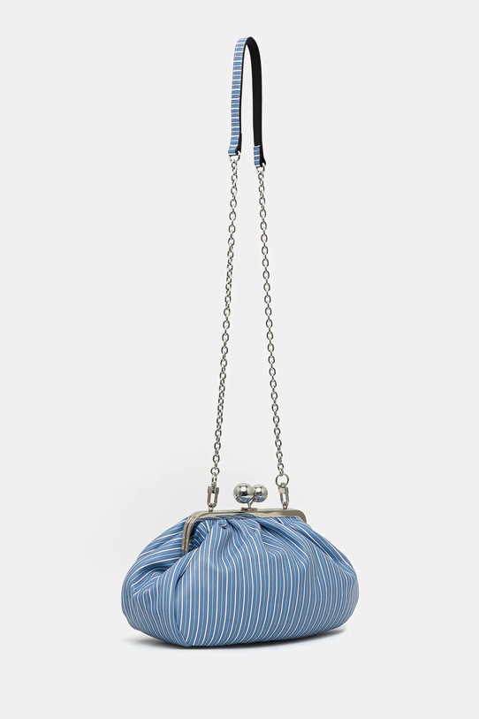 Weekend Max Mara poșetă de piele RUBENS 2525516224600 albastru AW25