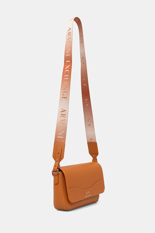 Armani Exchange listonoszka damska z imitacji skóry 942912.CC783. pomarańczowy SS26