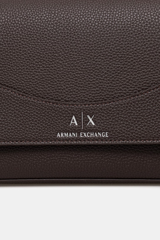Doplnky Armani Exchange listová kabelka dámska z imitácie kože 942912.CC783. hnedá