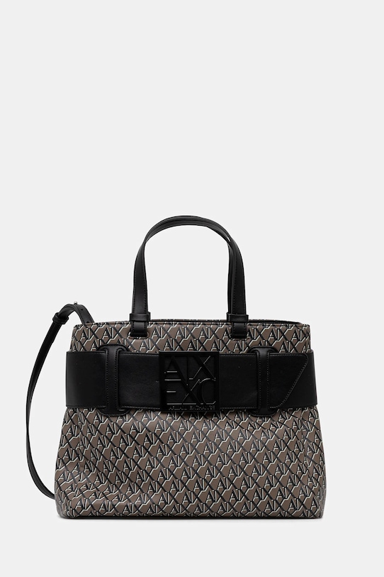 Kabelka Armani Exchange nášivka hnědá XW000285.AF17221