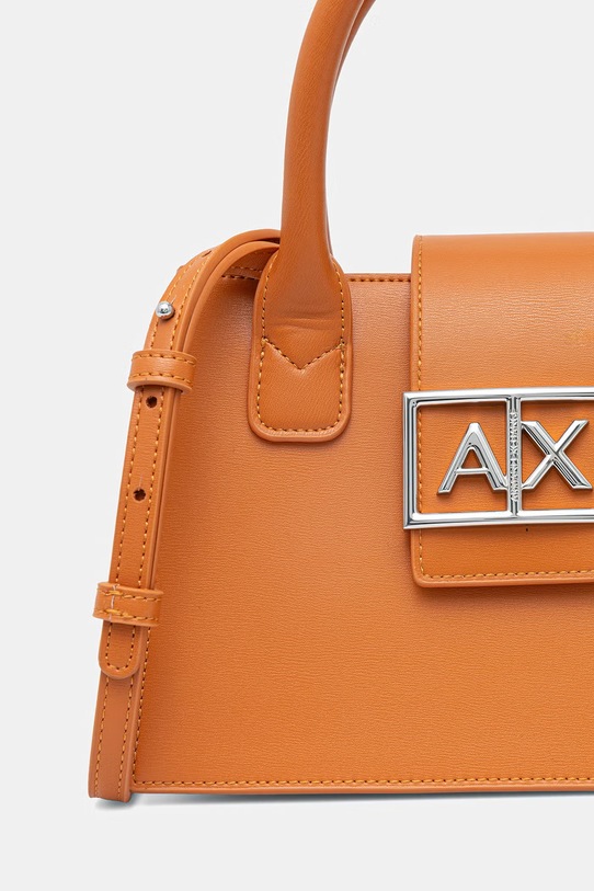 Armani Exchange torebka tote damska z imitacji skóry pomarańczowy XW000306.AF12039.