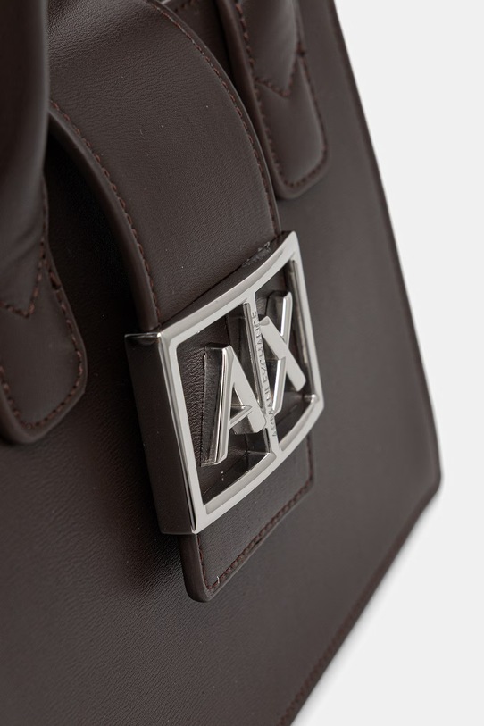 Armani Exchange torebka tote damska z imitacji skóry brązowy XW000306.AF12039.