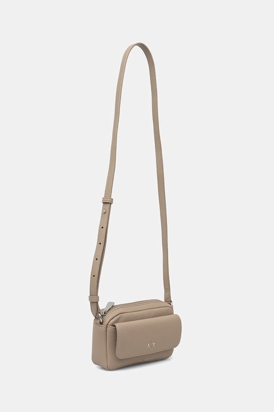 Armani Exchange listonoszka damska z imitacji skóry XW001547.AF17019 beżowy AA00