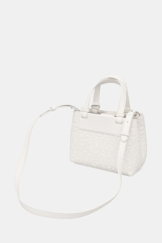 Akcesoria Armani Exchange torebka tote damska z imitacji skóry XW001576.AF15774 biały
