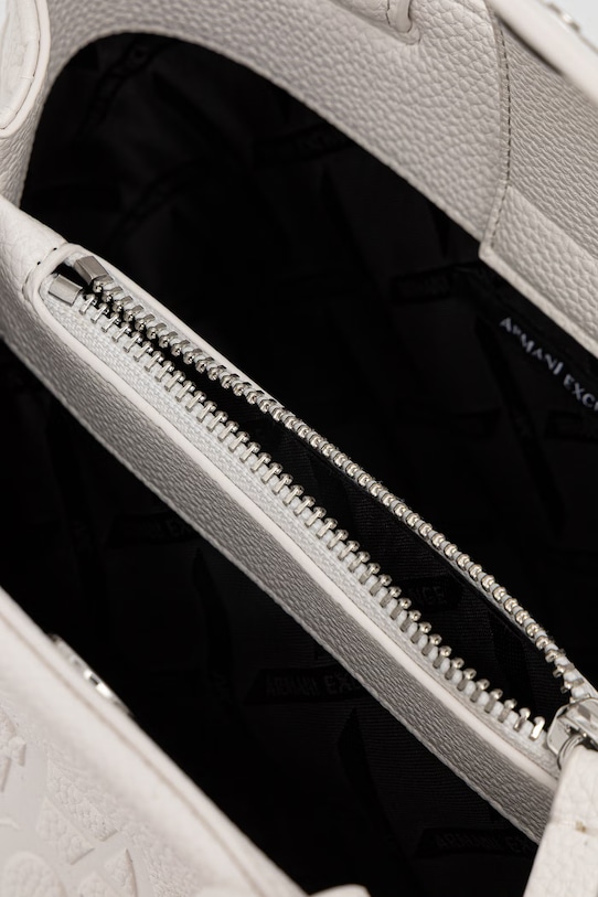 Armani Exchange torebka tote damska z imitacji skóry XW001576.AF15774 biały