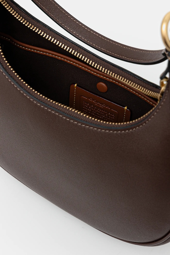 Coach torebka skórzana Jonie 22 CBG16 brązowy