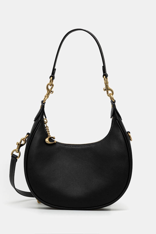 Кожаная сумочка Coach Jonie 22 кожа чёрный CBG16