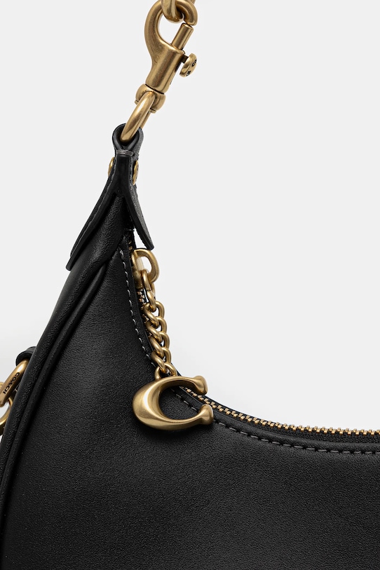 Кожаная сумочка Coach Jonie 22 чёрный CBG16