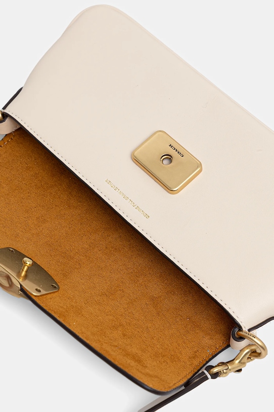 Kožna torba Coach Jet CAM16 bež