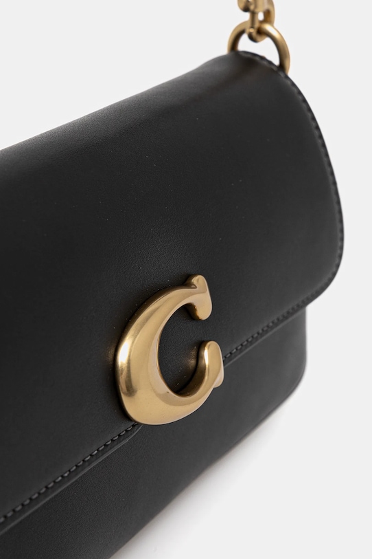 Кожена чанта Coach Jet черен CAM16