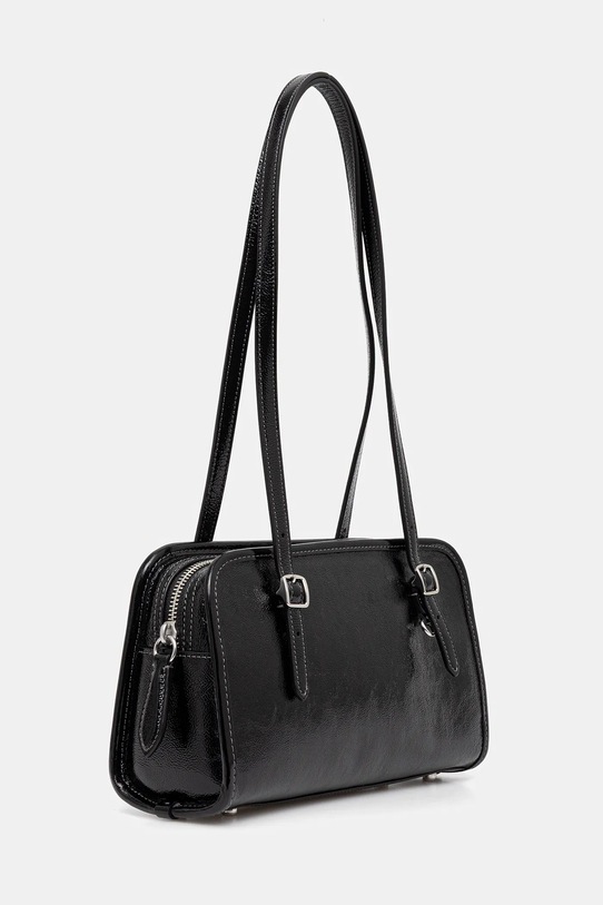 Coach torebka skórzana Swing Zip Bag CAO34 czarny AW25