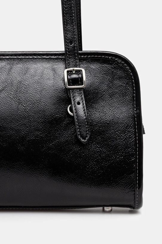 Akcesoria Coach torebka skórzana Swing Zip Bag CAO34 czarny