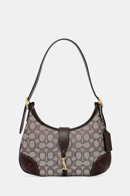 Сумочка Coach Hamptons Hobo Bag узор коричневый CBF16