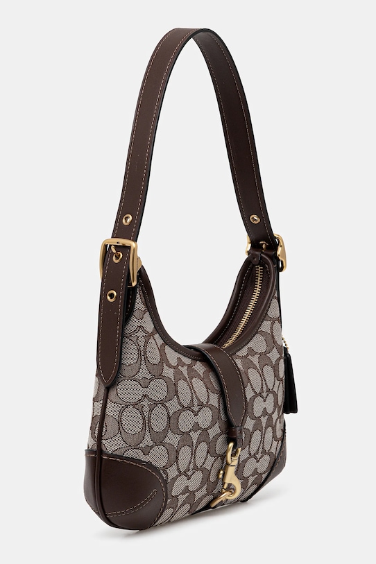 Сумочка Coach Hamptons Hobo Bag CBF16 коричневый AW25