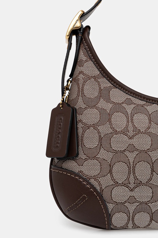 Akcesoria Coach torebka Hamptons Hobo Bag CBF16 brązowy