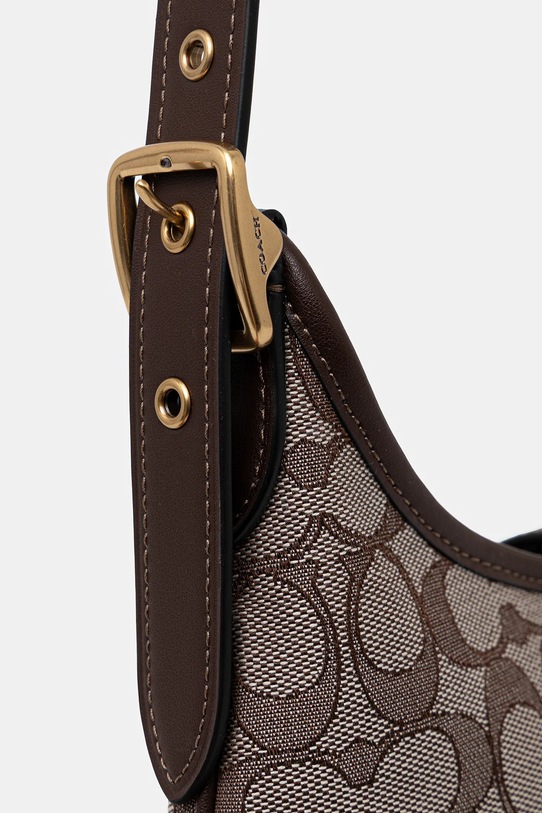 Coach torebka Hamptons Hobo Bag brązowy CBF16