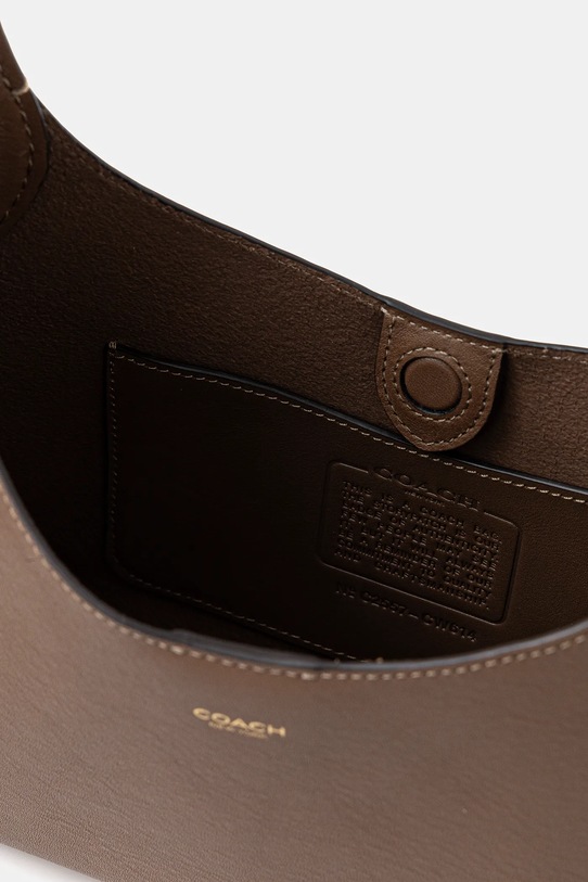 Coach torebka skórzana Brooklyn 23 CW614 brązowy