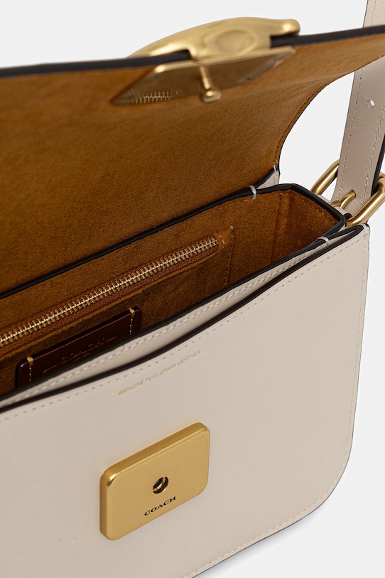Coach poșetă de piele CAM17 bej