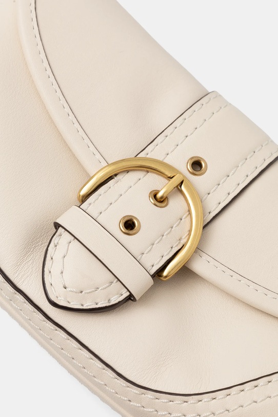 Coach poșetă de piele Soho 25 bej CAN44