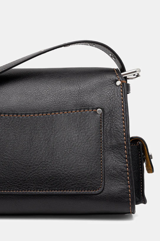 Coach torebka skórzana Cargo Turnlock Soft Tabby czarny CU124