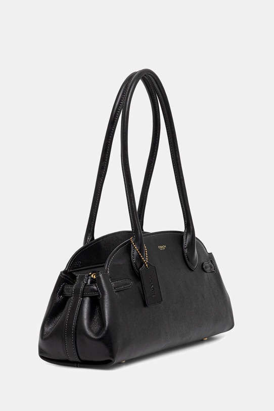 Usnjena torbica Coach Empire Carryall Bag 34 CCM57 črna AW25