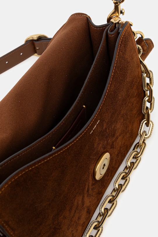 Замшева сумочка Coach Tabby CCK51 коричневий