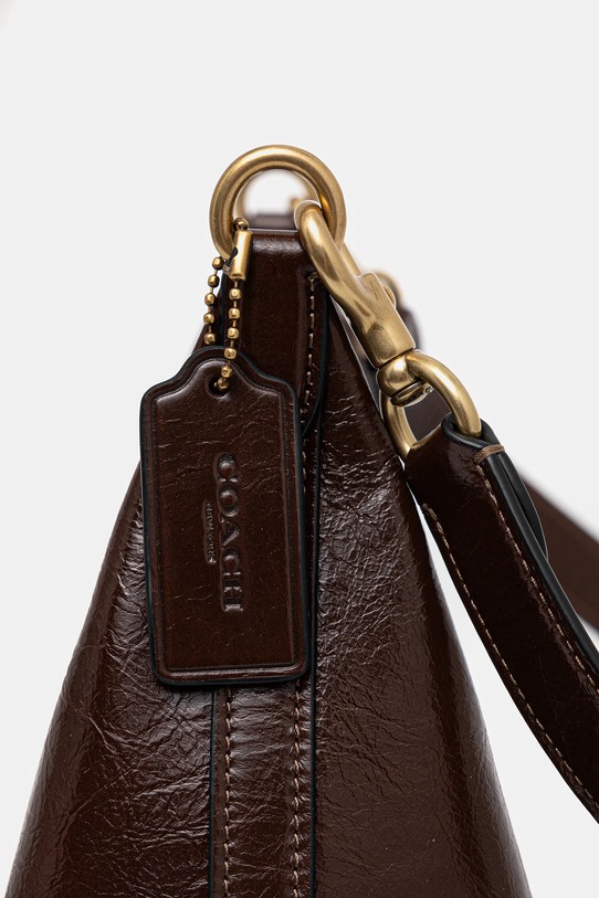 Coach poșetă de piele Juliet maro CR652