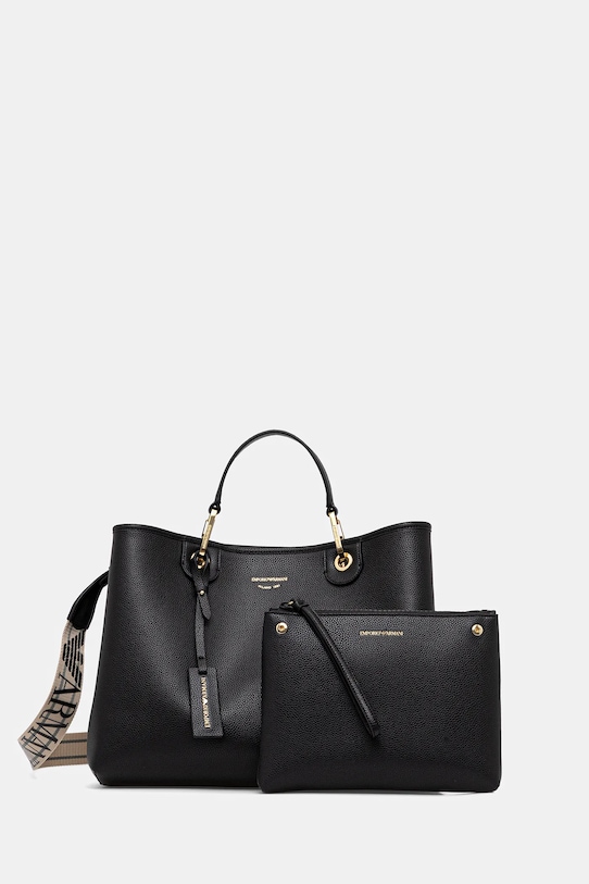 Emporio Armani torebka mieści A4 czarny EW000360.AF12103