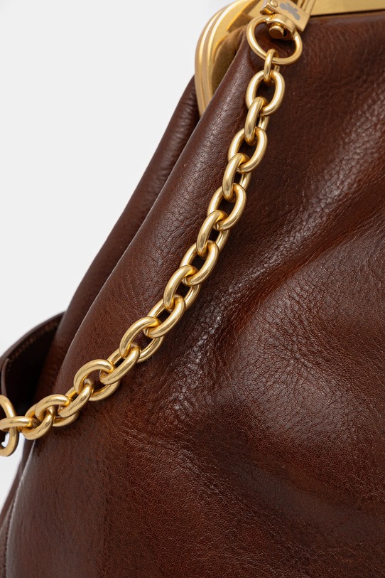 Аксесоари Кожена чанта Weekend Max Mara MIRTE 2525516035600 кафяв