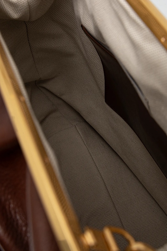 Кожена чанта Weekend Max Mara MIRTE 2525516035600 кафяв