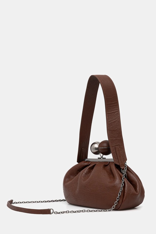 Accesorii Weekend Max Mara geantă de piele LECITO 2525516075600 maro
