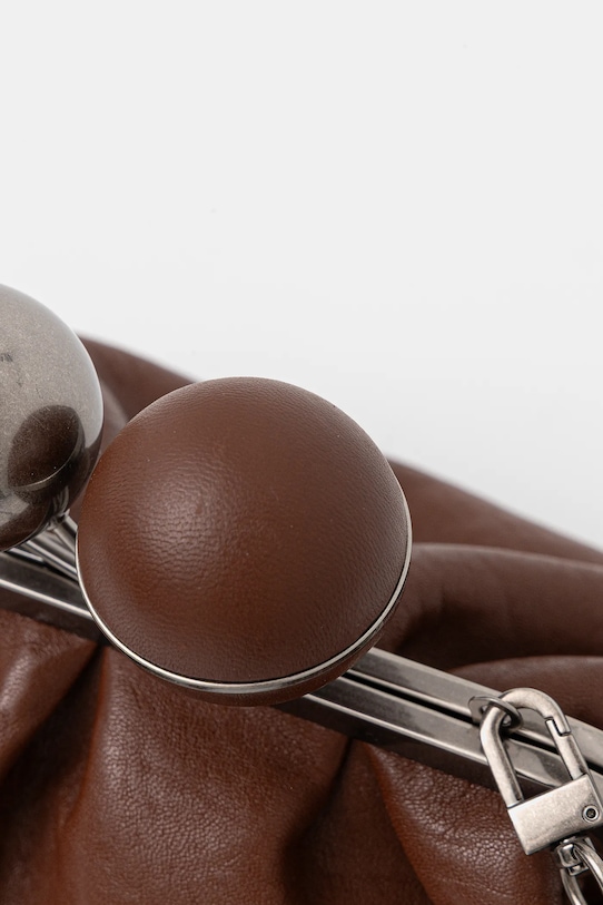 Кожена чанта Weekend Max Mara LECITO кафяв 2525516075600