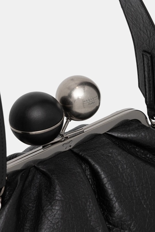 Kožna torba Weekend Max Mara LECITO crna 2525516075600