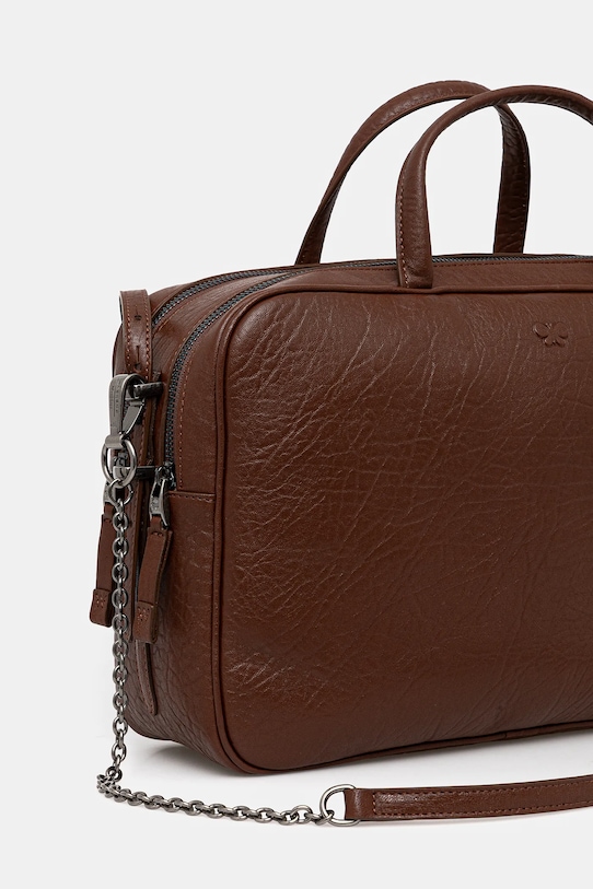 Akcesoria Weekend Max Mara torebka skórzana PALOS 2525516085600 brązowy