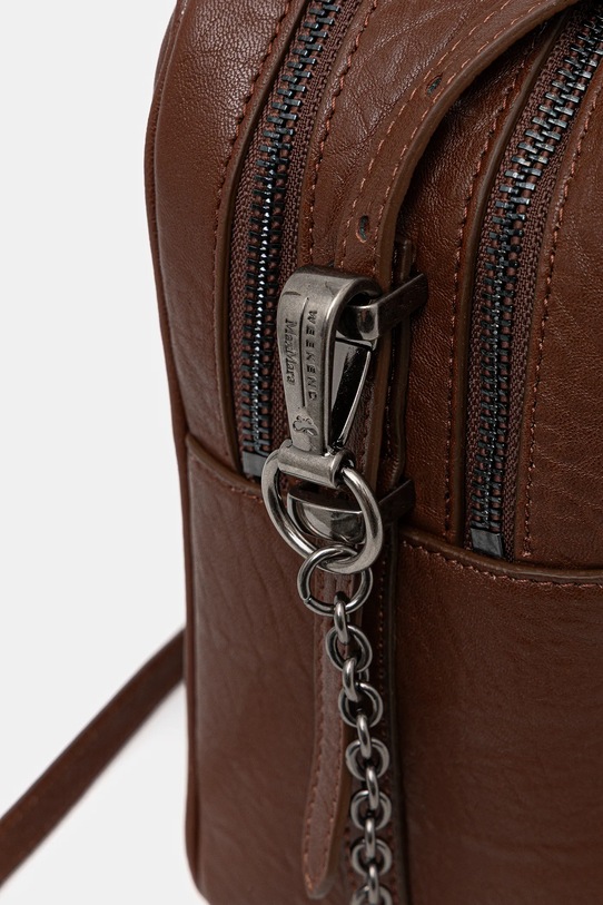 Weekend Max Mara torebka skórzana PALOS brązowy 2525516085600