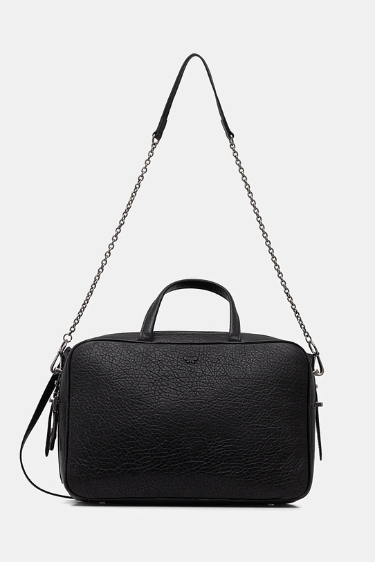 Weekend Max Mara borsa a mano in pelle PALOS pelle fiore nero 2525516085600